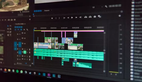 A screenshot of a video-editing Software A screenshot of a video-editing Software